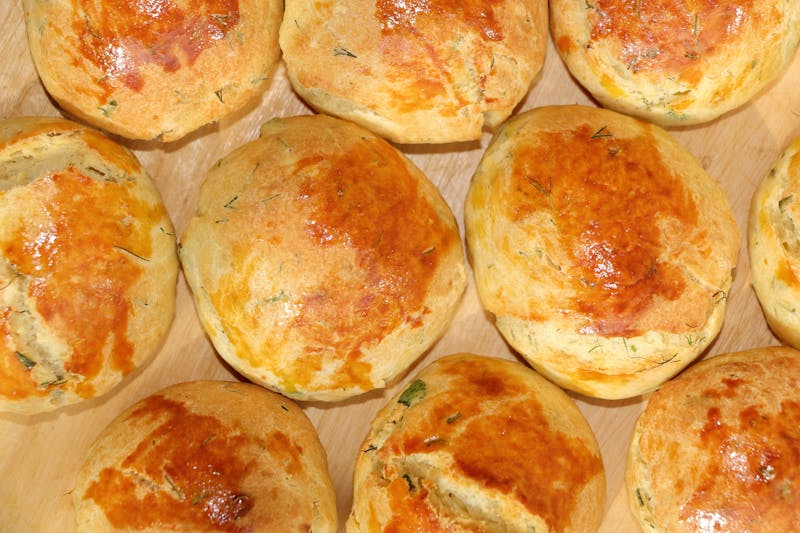 Golden Garlic Knots fresh from the oven